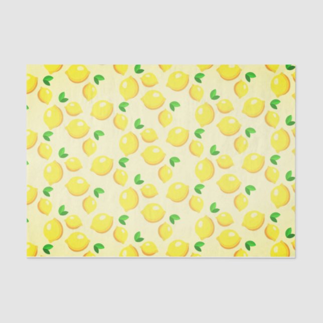 Lemon Print Tissue Paper (Front)