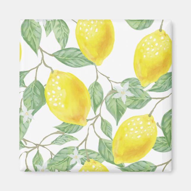 Lemon Refrigerator Magnet (Front)