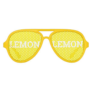 LEMON retro Shades / Fun Party Sunglasses