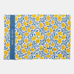 Lemon Rustic Farmhouse French Country Kitchen Towel