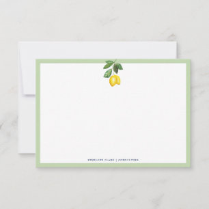 Lemon Season   Lemon Tree Card