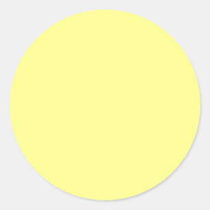 Lemon Sherbet Classic Round Sticker