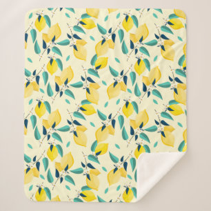 Lemon Sherpa Blanket