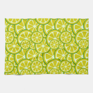 Lemon Slice Citric Fruit Yellow Citrus Lemonade Kitchen Towel