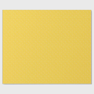 Lemon Slice Citrus Fruit Yellow Wrapping Paper