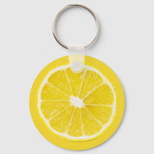 lemon slice keychain