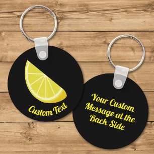 Lemon Slice Keychain