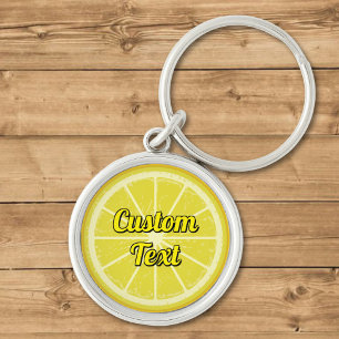 Lemon Slice Keychain