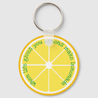 Lemon Slice Keychain