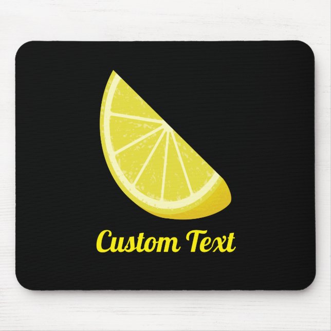 Lemon Slice Mouse Pad (Front)