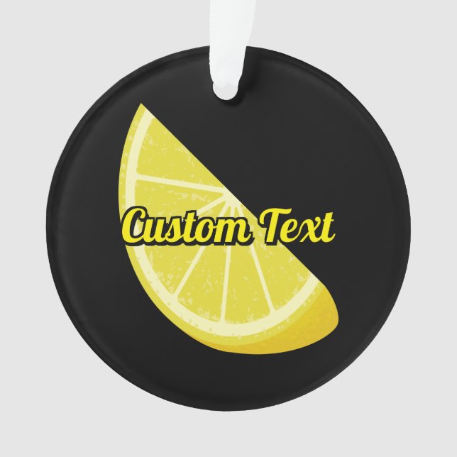 Lemon Slice Ornament (Front)