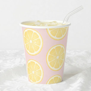 Lemon Slice Paper Cups