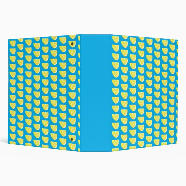 Lemon Slice Pattern Binder (Background)
