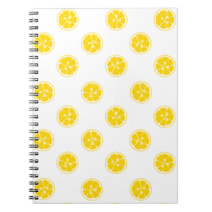 Lemon Slice Pattern Notebook