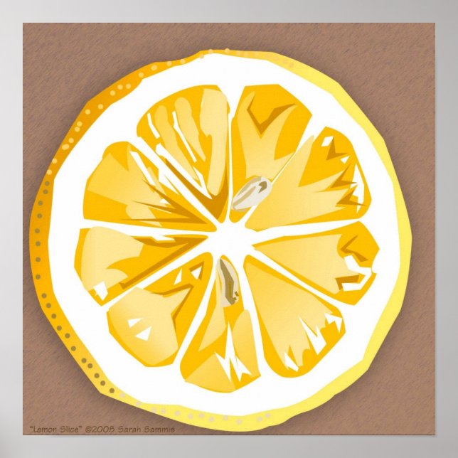 Lemon Slice Poster (Front)