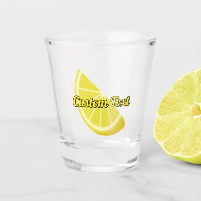 Lemon Slice Shot Glass (Front)