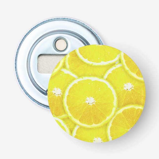 Lemon slices bottle opener (Front)