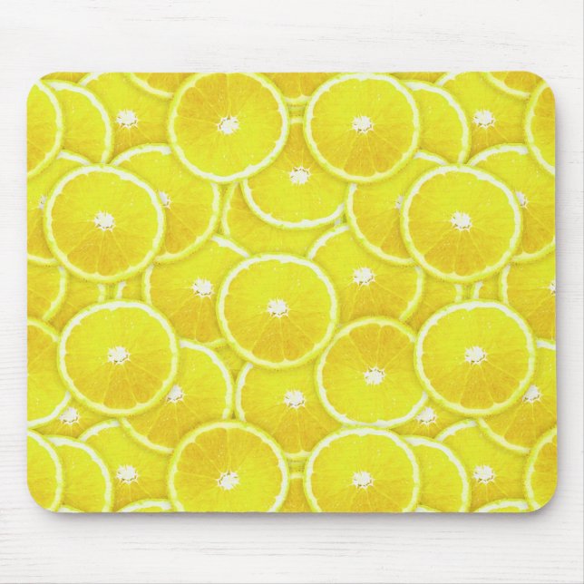 Lemon slices mouse pad (Front)