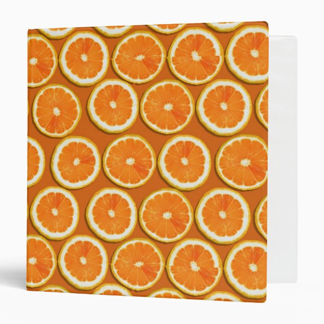 Lemon Slices Pattern Binder (Front/Inside)