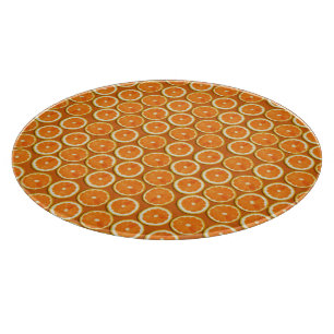 Lemon Slices Pattern Cutting Board