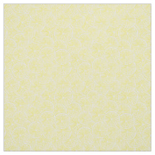Lemon slices pattern design fabric