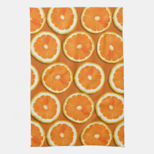 Lemon Slices Pattern Kitchen Towel
