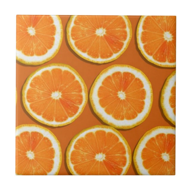 Lemon Slices Pattern Tile (Front)