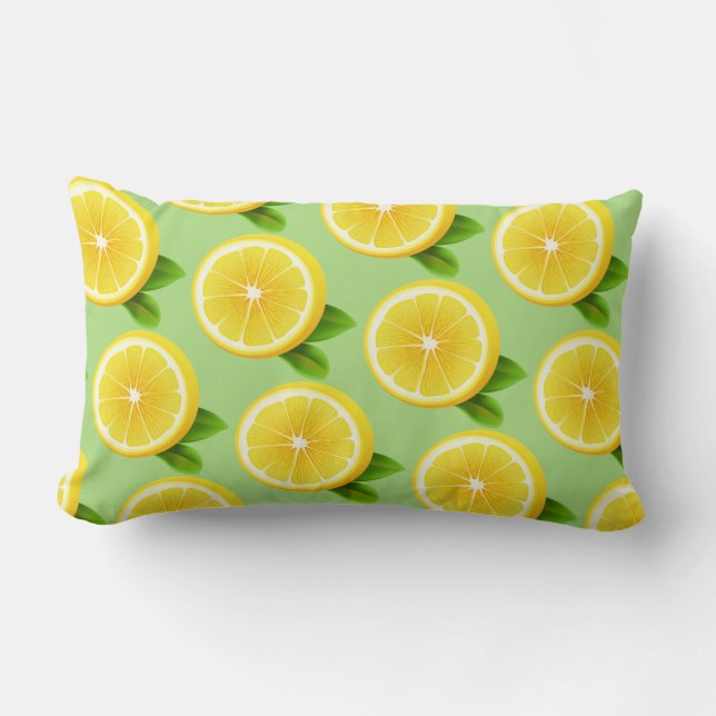 Lemon Slices Pillow (Front)