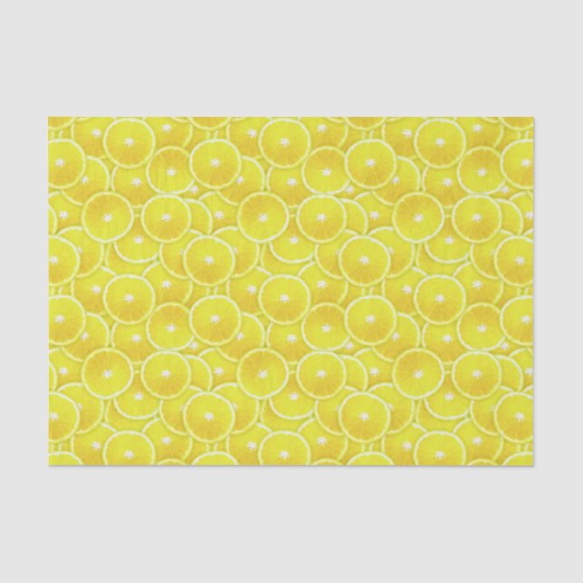 Lemon slices tissue paper (Front)