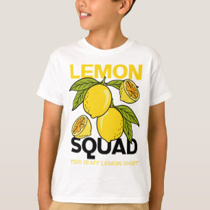 Lemon Squad Funny Lemonade Summer Citrus Fruit T-Shirt
