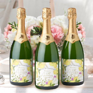Lemon Squeeze Sparkling Wine Label
