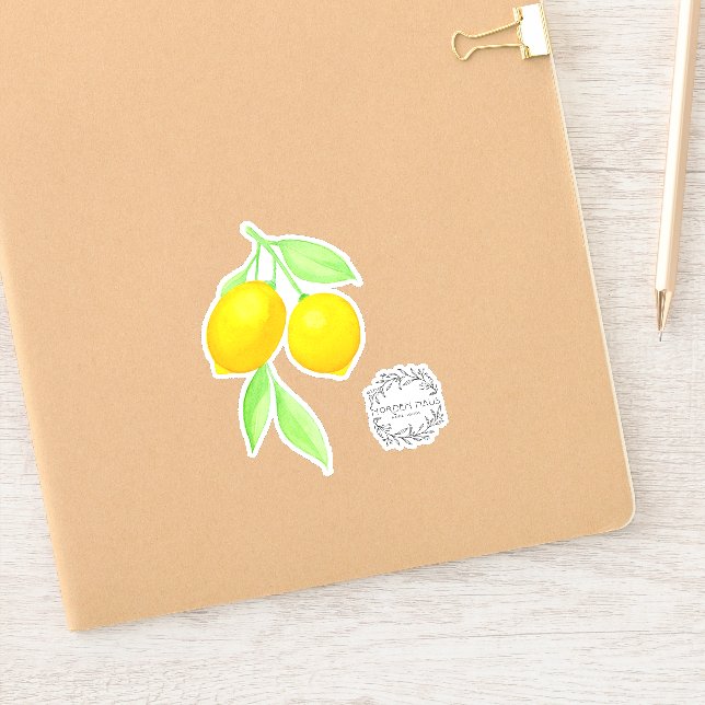 Lemon Sticker  (Notebook)