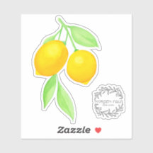 Lemon Sticker 