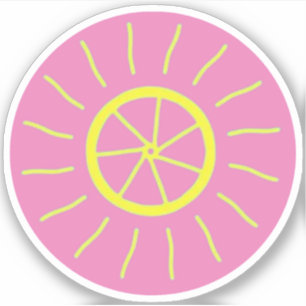 Lemon Stickers Lemon and Sunshine logo stickers