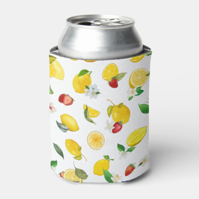 Lemon & Strawberry 2 Can Cooler (Can Front)