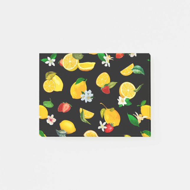 Lemon & Strawberry 5 Post-it Notes (Front)