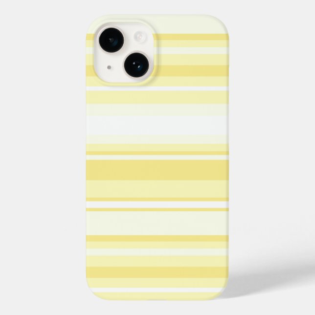 Lemon stripes Case-Mate iPhone case (Back)