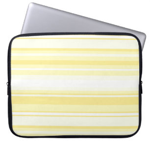 Lemon stripes laptop sleeve