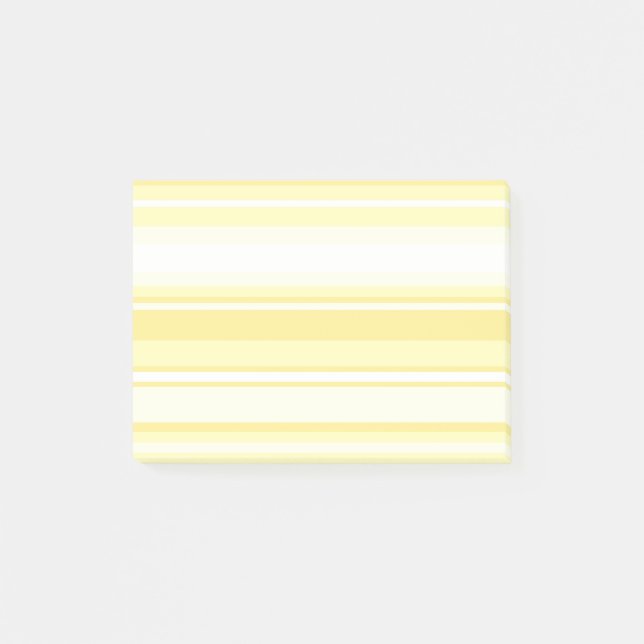 Lemon stripes post-it notes (Front)