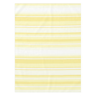 Lemon stripes tablecloth