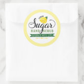 Lemon Sugar Handscrub Labels Custom Stickers (Bag)