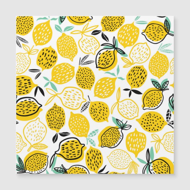 Lemon Summer Design Vintage Illustration (Front)