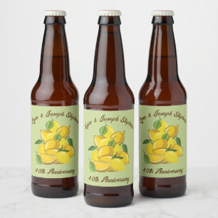 Lemon Summer Lemons Beverage Label