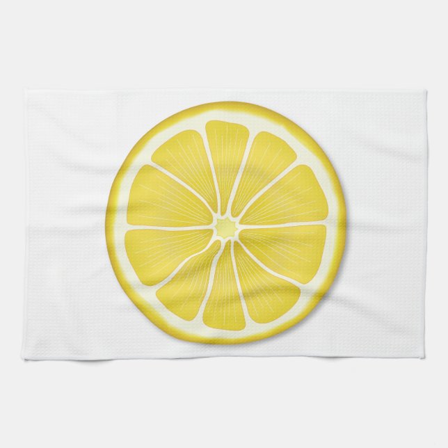 Lemon Summer Splash Kitchen Towel (Horizontal)