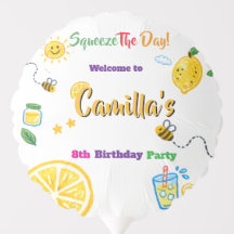 Lemon Summer Theme Kids Birthday 