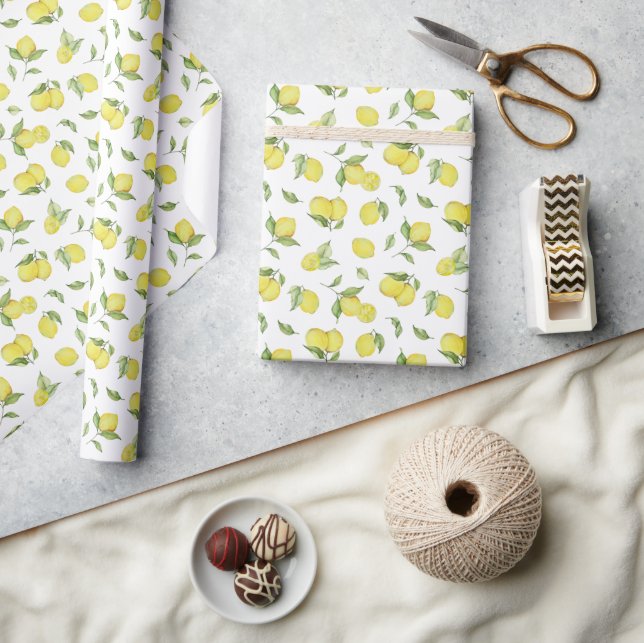 Lemon Summer Wrapping Paper (Crafts)