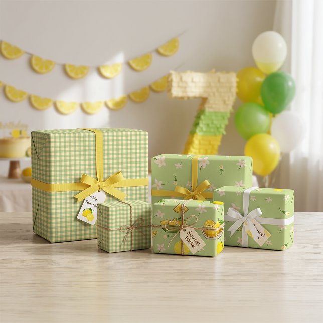 Lemon Summer Wrapping Paper sheets (Creator Uploaded)