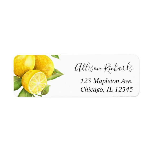 Lemon sweet lemons green yellow (Front)