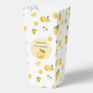 Lemon Sweet One 1st Birthday Favor Box