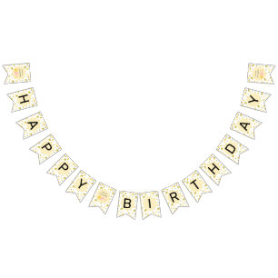 Lemon Sweet One Birthday Bunting Flags